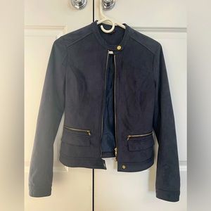 G by Guess ladies jacket deep navy blue color size XS
